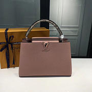 LOUIS VUITTON CAPUCINES MM Magnolia 3675  - 6
