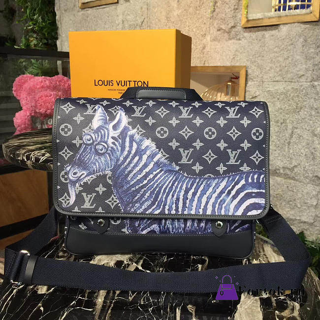 Louis Vuitton Pochette Voyage Monogram Eclipse Canvas 3749  - 1