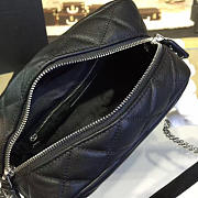 YSL CLASSIC TOY MONOGRAM BOWLING BB Black 4715 17cm  - 2
