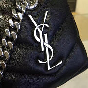 YSL CLASSIC TOY MONOGRAM BOWLING BB Black 4715 17cm  - 3
