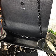 YSL MONOGRAM KATE GRAIN DE POUDRE EMBOSSED Black 4748 24cm - 3