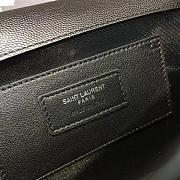 YSL MONOGRAM KATE GRAIN DE POUDRE EMBOSSED Black 4748 24cm - 2
