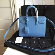 YSL Classic Sac-De-Jour Nano Light Blue 4883 22cm  - 5