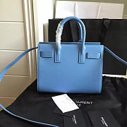YSL Classic Sac-De-Jour Nano Light Blue 4883 22cm  - 4