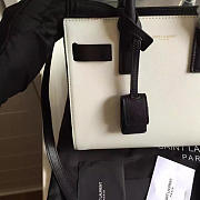 YSL Classic Sac-De-Jour Nano Black and White 4909 22cm  - 3
