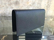 YSL MONOGRAM KATE Clutch GRAIN DE POUDRE EMBOSSED Black 4936 25cm  - 4