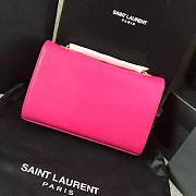 YSL MONOGRAM KATE Gold Tassel Smooth Leather Pink 4980 17cm  - 5