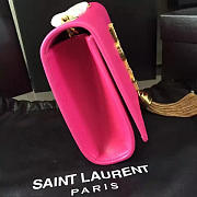 YSL MONOGRAM KATE Gold Tassel Smooth Leather Pink 4980 17cm  - 4