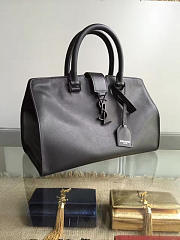 YSL CABAS Small in Smooth Leather Gray 5103 30cm - 5