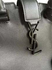 YSL CABAS Small in Smooth Leather Gray 5103 30cm - 3