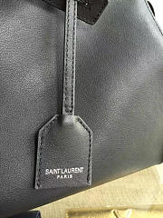 YSL CABAS Small in Smooth Leather Gray 5103 30cm - 2