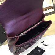 YSL ENVELOP Satchel Large Red Wine 5129 36cm - 2