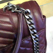YSL ENVELOP Satchel Large Red Wine 5129 36cm - 5