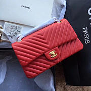 Chanel Classic Handbag Red - 1