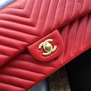 Chanel Classic Handbag Red - 6