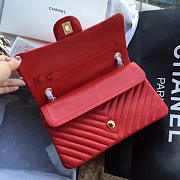 Chanel Classic Handbag Red - 3