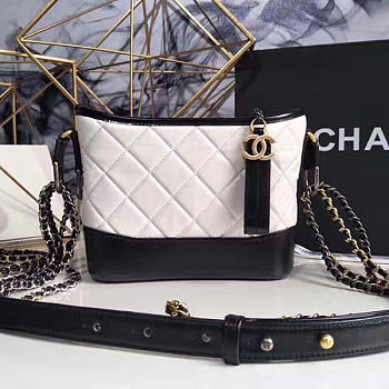 CHANEL'S GABRIELLE Small Hobo Bag White A91810 20cm