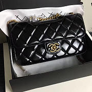 Chanel Oil Wax Leather Perfect Edge Gold Black A14041 26.5cm - 1