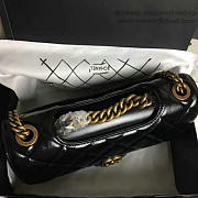 Chanel Oil Wax Leather Perfect Edge Gold Black A14041 26.5cm - 6