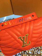 LOUIS VUITTON NEW WAVE CHAIN BAG MM RED M51943 25cm  - 6