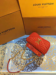 LOUIS VUITTON NEW WAVE CHAIN BAG MM RED M51943 25cm  - 2