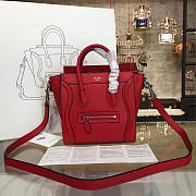 Celine Leather Nano Luggage Z986 20cm  - 1