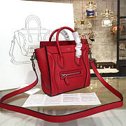 Celine Leather Nano Luggage Z986 20cm  - 6