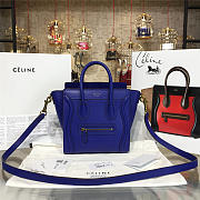 Celine Nano Luggage  Leather Shoulder Bag Z1026 20cm - 1