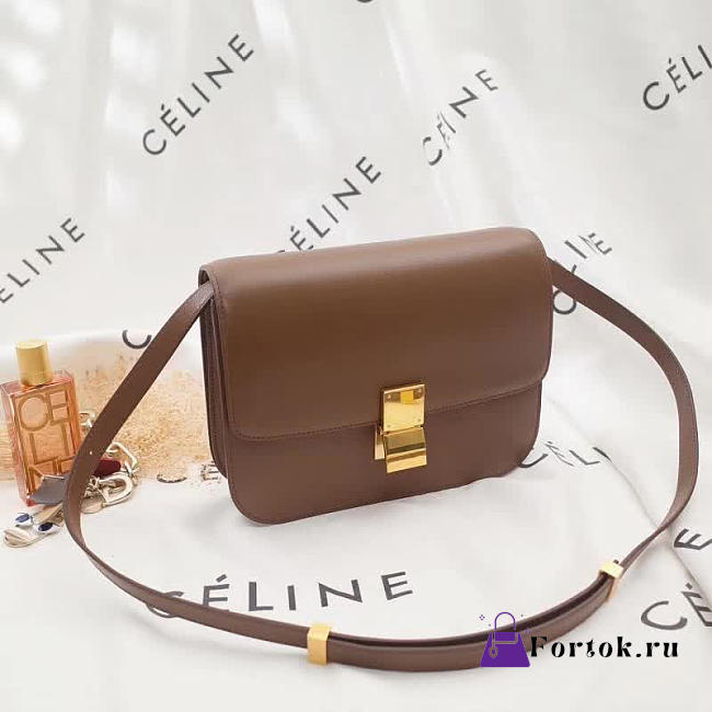 Celine Leather Classis Box Z1138 24cm  - 1