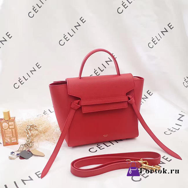 Celine Leather Belt Bag Z1175 24cm  - 1