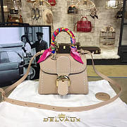 Delvaux Mini Brillant Satchel Apricot 1483 20cm - 1