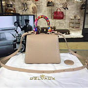 Delvaux Mini Brillant Satchel Apricot 1483 20cm - 4