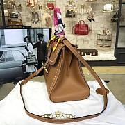Delvaux MM Brillant Satchel Brown 1491 28cm  - 5