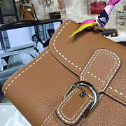 Delvaux MM Brillant Satchel Brown 1491 28cm  - 3