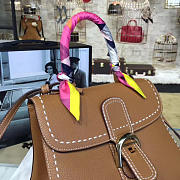 Delvaux MM Brillant Satchel Brown 1491 28cm  - 2