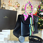 Delvaux MM Brillant Satchel Color stripe 1502 28cm - 5