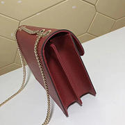 Gucci GG Flap Shoulder Bag On Chain Red 510303 28cm - 5