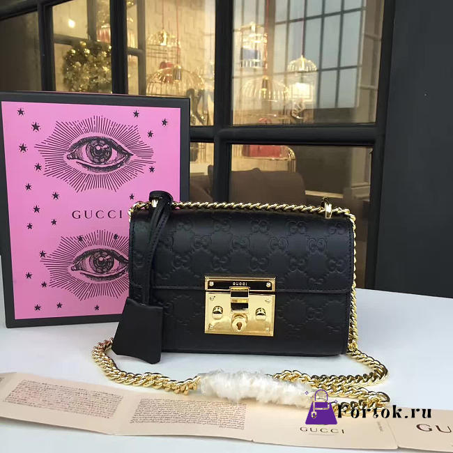 Gucci GG Leather Padlock 2160 20cm  - 1