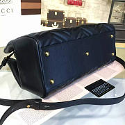 Gucci GG Marmont Matelassé Tote Black Leather 2233 35cm - 4