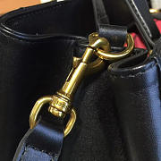 Gucci GG Marmont Matelassé Tote Black and White Leather 2235 35cm - 4