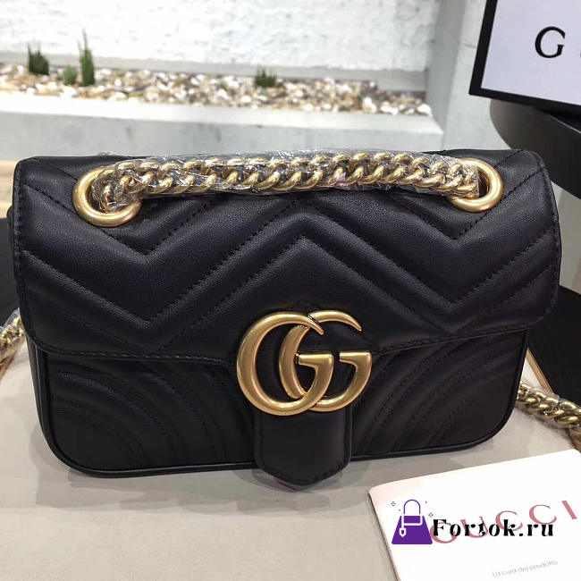 Gucci GG Leather Marmont 2259 22cm - 1