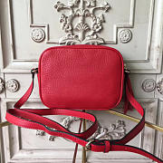 Gucci Soho Disco Leather Bag Red Z2598 21cm  - 4