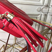 Gucci Soho Disco Leather Bag Red Z2598 21cm  - 2