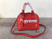 Louis Vuitton Supreme domed satchelv Red M40301 3008 - 6