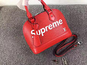 Louis Vuitton Supreme domed satchelv Red M40301 3008 - 5