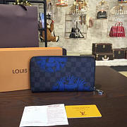 Louis Vuitton ZIPPY Wallet Blue 3147 - 4