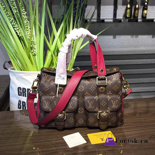 LOUIS VUITTON Manhattan Bag Raisin 3347 - 1