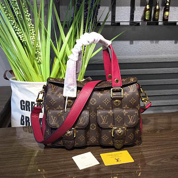 LOUIS VUITTON Manhattan Bag Raisin 3347