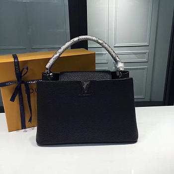 LOUIS VUITTON CAPUCINES MM NOIR 3671 