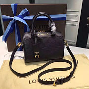 LOUIS VUITTON SPEEDY Noir 3818 20cm - 1